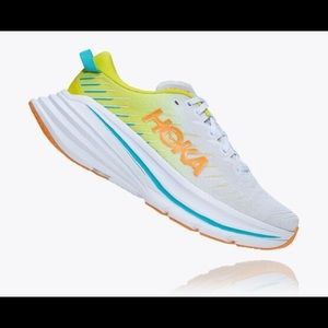 Hoka One One Bondi X White Carbon Fiber Plate